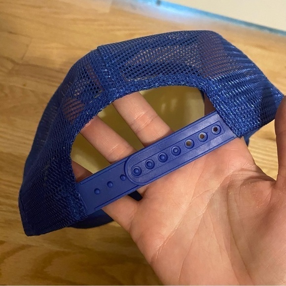 Vintage S/S Dolphin Trucker Hat Snap Back Mesh Rope Lapel Vacation Beach Florida - Picture 7 of 11